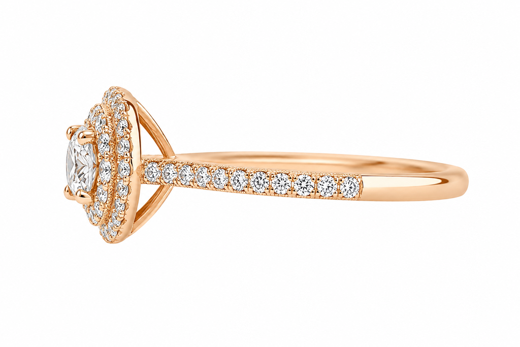 Orchid Diamond Gold Ring — Ministry of Gems