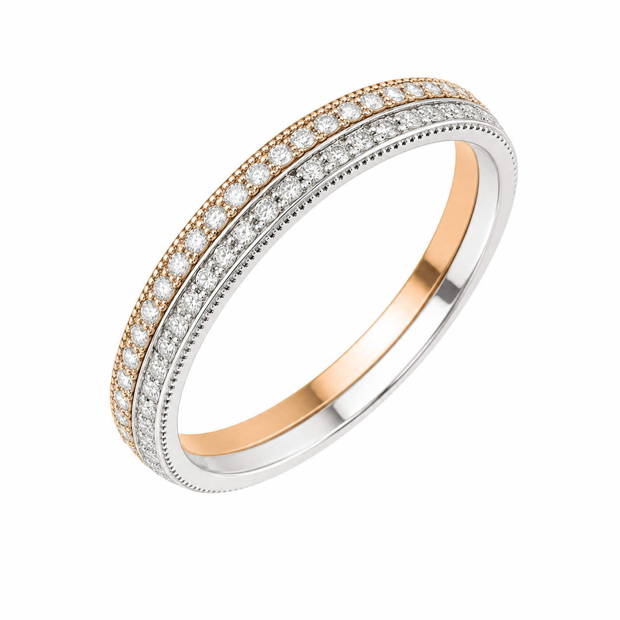 Two-Tone Eternity Duo Band — Ministry of Gems