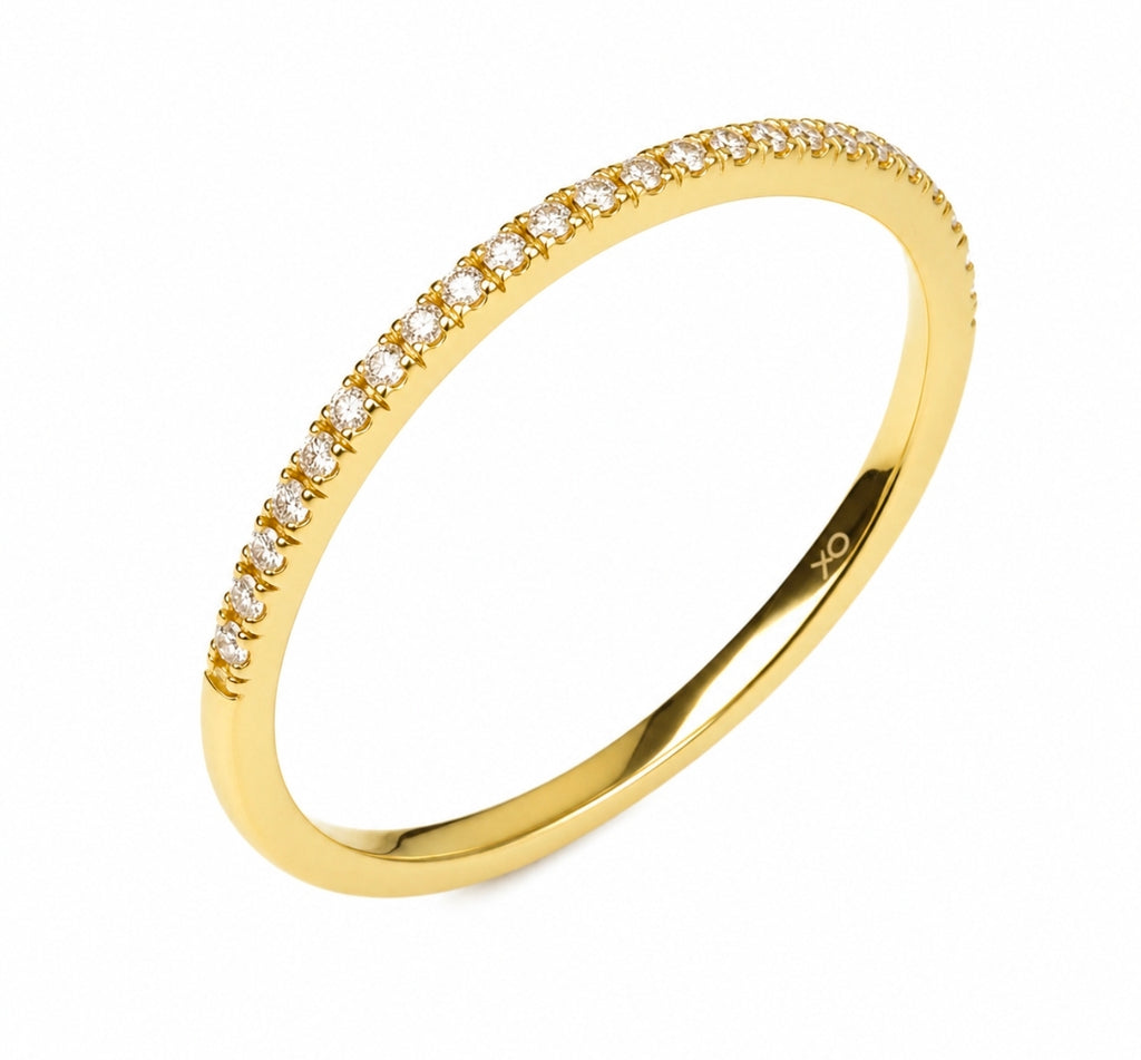 Whisper 1mm Pavé Band — Ministry of Gems