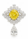 Yellow Diamond Brooch — Ministry of Gems exclusive design