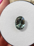 Green Australian Sapphire 1.52ct Oval — Natural