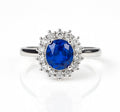 Glory — Sapphire Cluster Ring — Ministry of Gems
