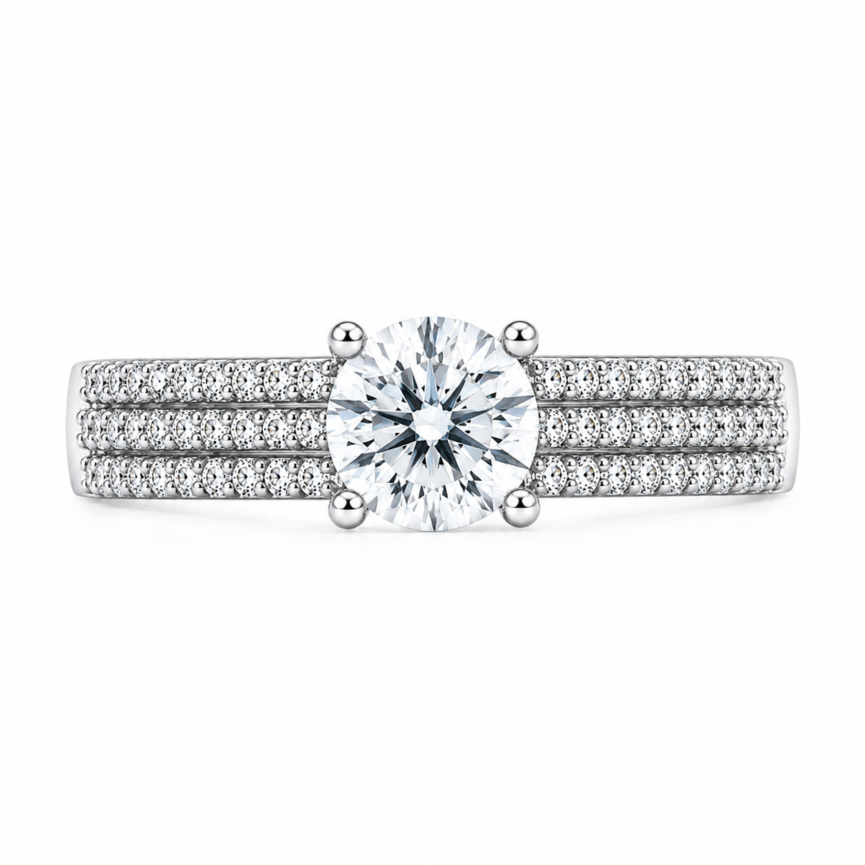 Essence Diamond Gold Ring — Ministry of Gems