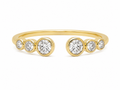 Solo — Open Bezel Trio Ring — Ministry of Gems