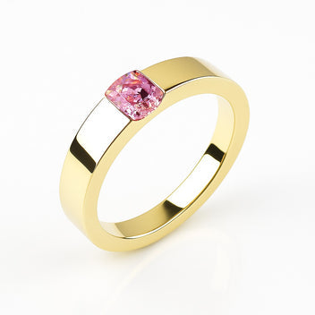 Pink Spinel Golden Band — Ministry of Gems