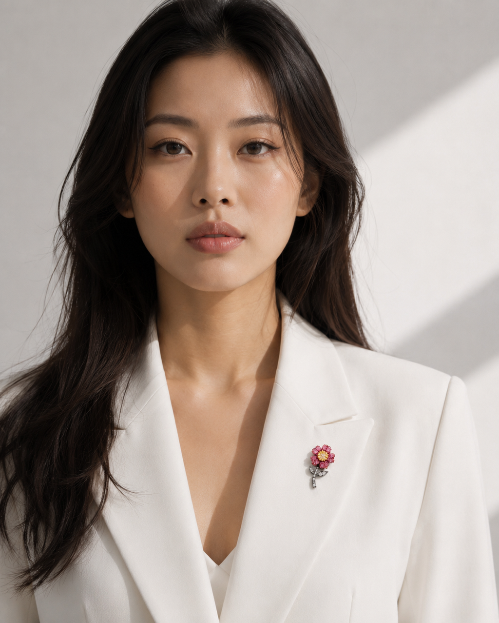 Sapphire Flower Brooch — Ministry of Gems exclusive design