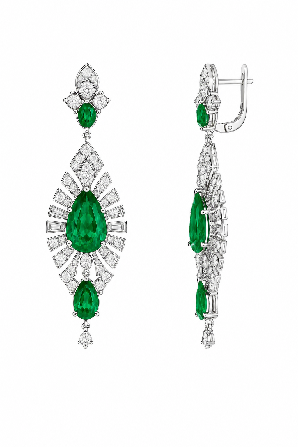 Luz Verde Earrings — Ministry of Gems exclusive design