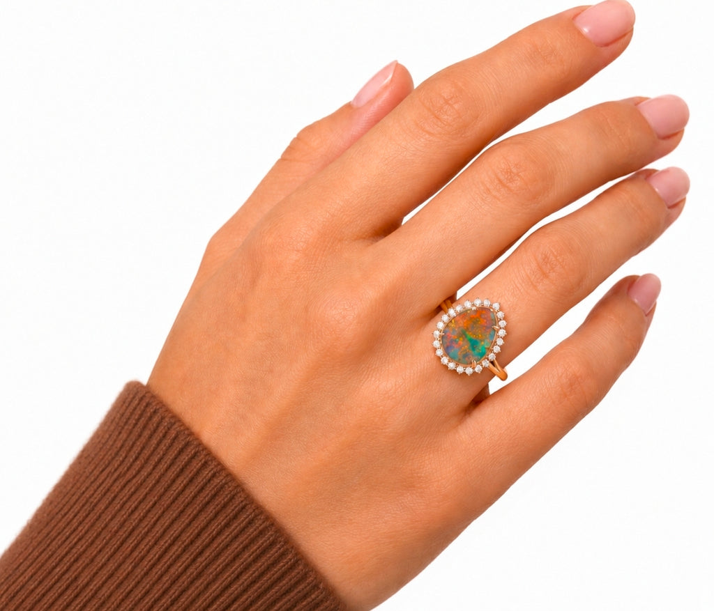 Opal Ring — Ministry of Gems exclusive design