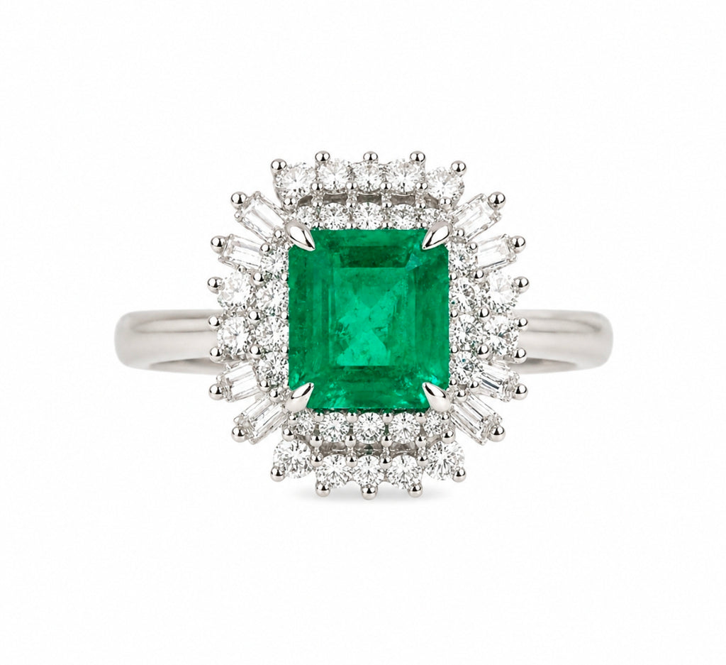 Emerald Ballerina Ring — Ministry of Gems