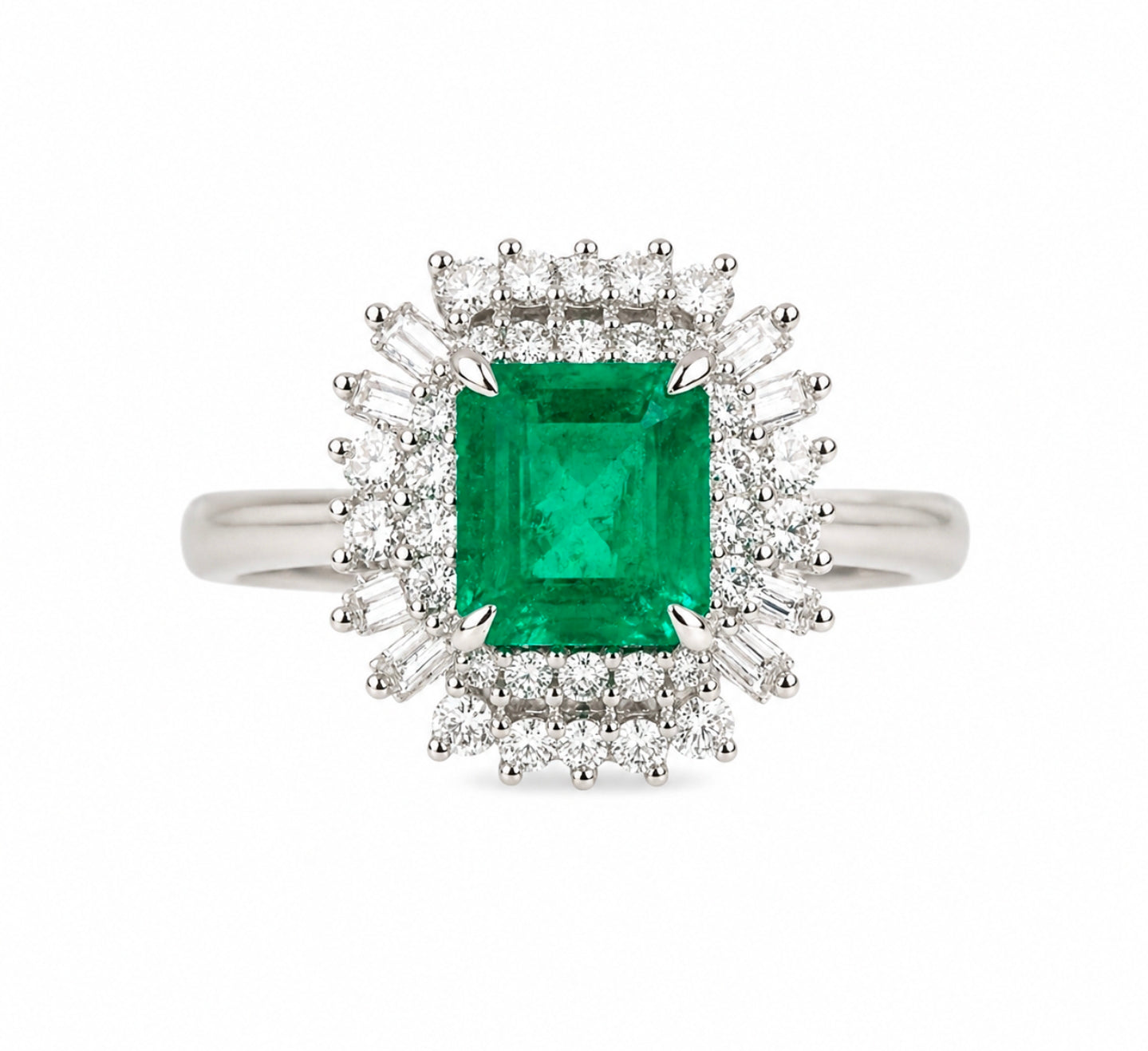 Emerald Ballerina Ring — Ministry of Gems