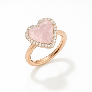 Rose Quartz Ring II — Ministry of Gems exclusive design