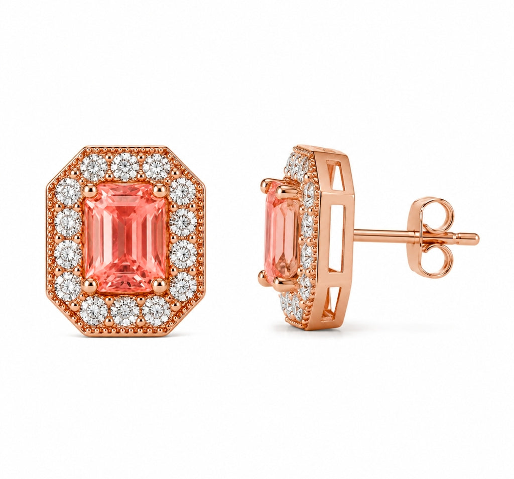Art Deco Gemstone Earrings — Ministry of Gems exclusive design