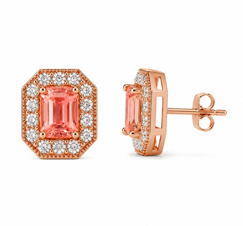 Art Deco Gemstone Earrings — Ministry of Gems exclusive design