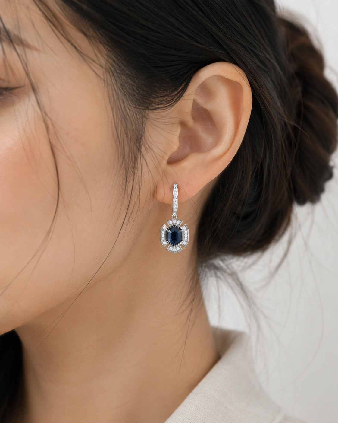 Lagoon — London Blue Topaz Deco Drops — Ministry of Gems
