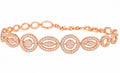 Serenity — Diamond Halo Circles Bracelet — Ministry of Gems