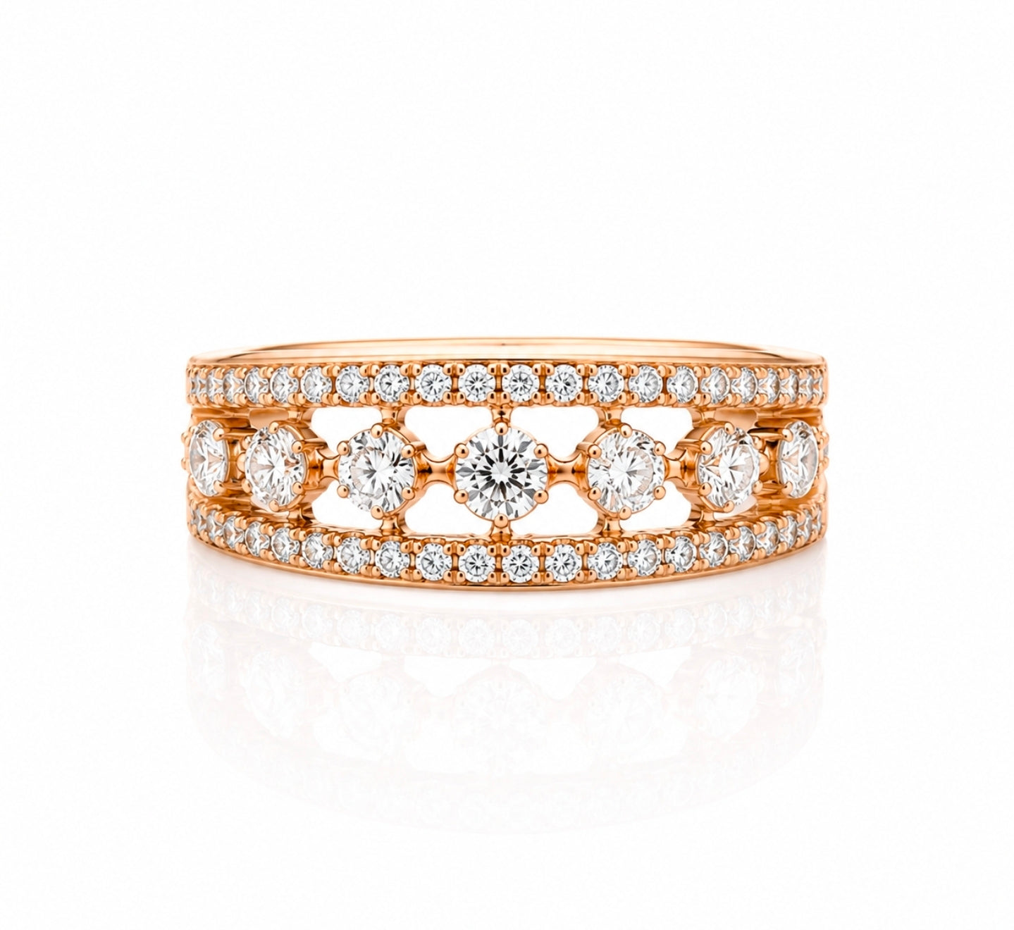 Tsarina Yellow Gold Diamond Ring — Ministry of Gems