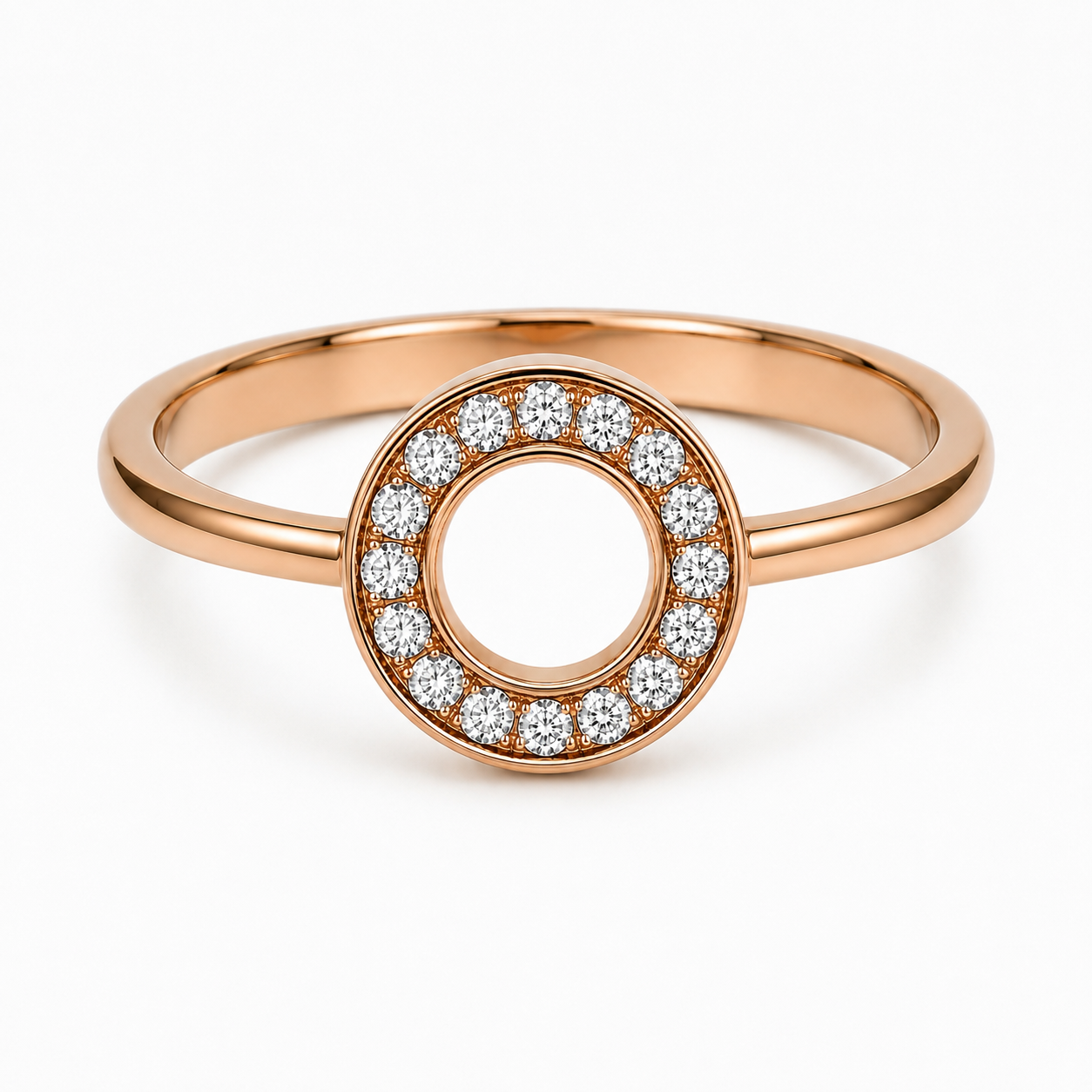 Orbita — Diamond Circle Ring