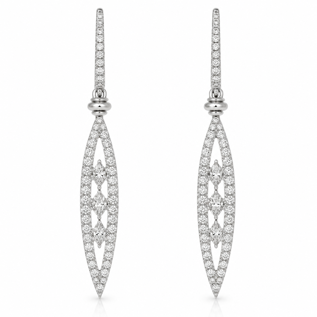 Diamond Navette Drops