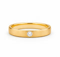 Solitaire Gold Comfort Band — Ministry of Gems