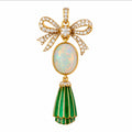 Empress Opal Tassel Pendant — Ministry of Gems exclusive design