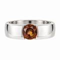Gents' Orange Sapphire Band