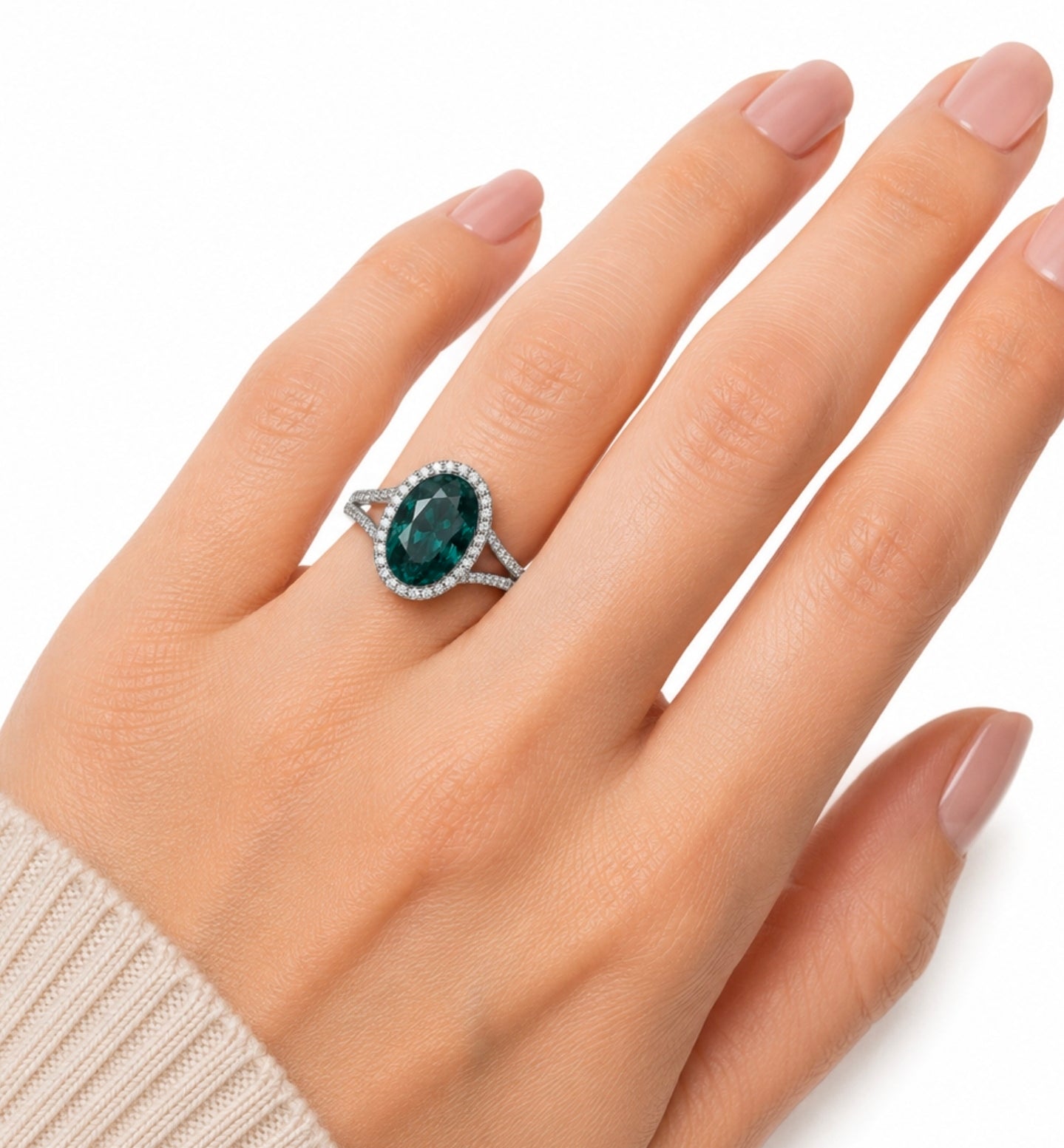 Altair — Australian Teal Sapphire Ring — Ministry of Gems