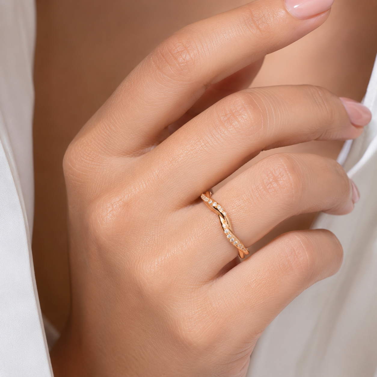 Aurora Diamond Yellow Gold Ring — Ministry of Gems