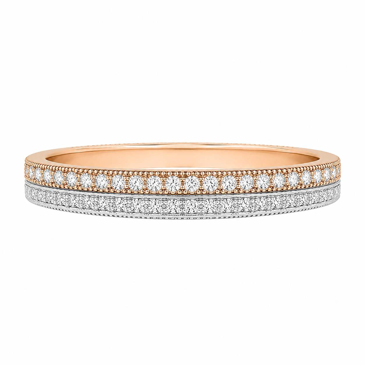 Two-Tone Eternity Duo Band — Ministry of Gems