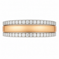 Two-Tone Diamond Pavé Double Band