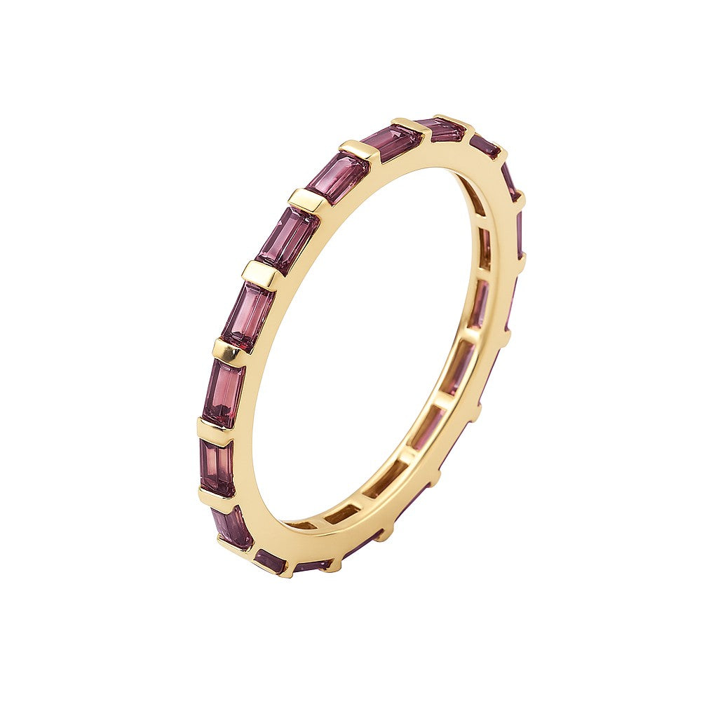 Ruby Baguette Eternity Band — Ministry of Gems