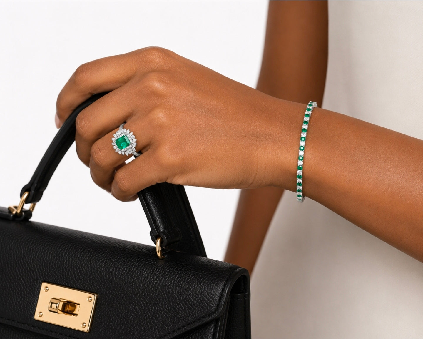 Emerald Ballerina Ring — Ministry of Gems