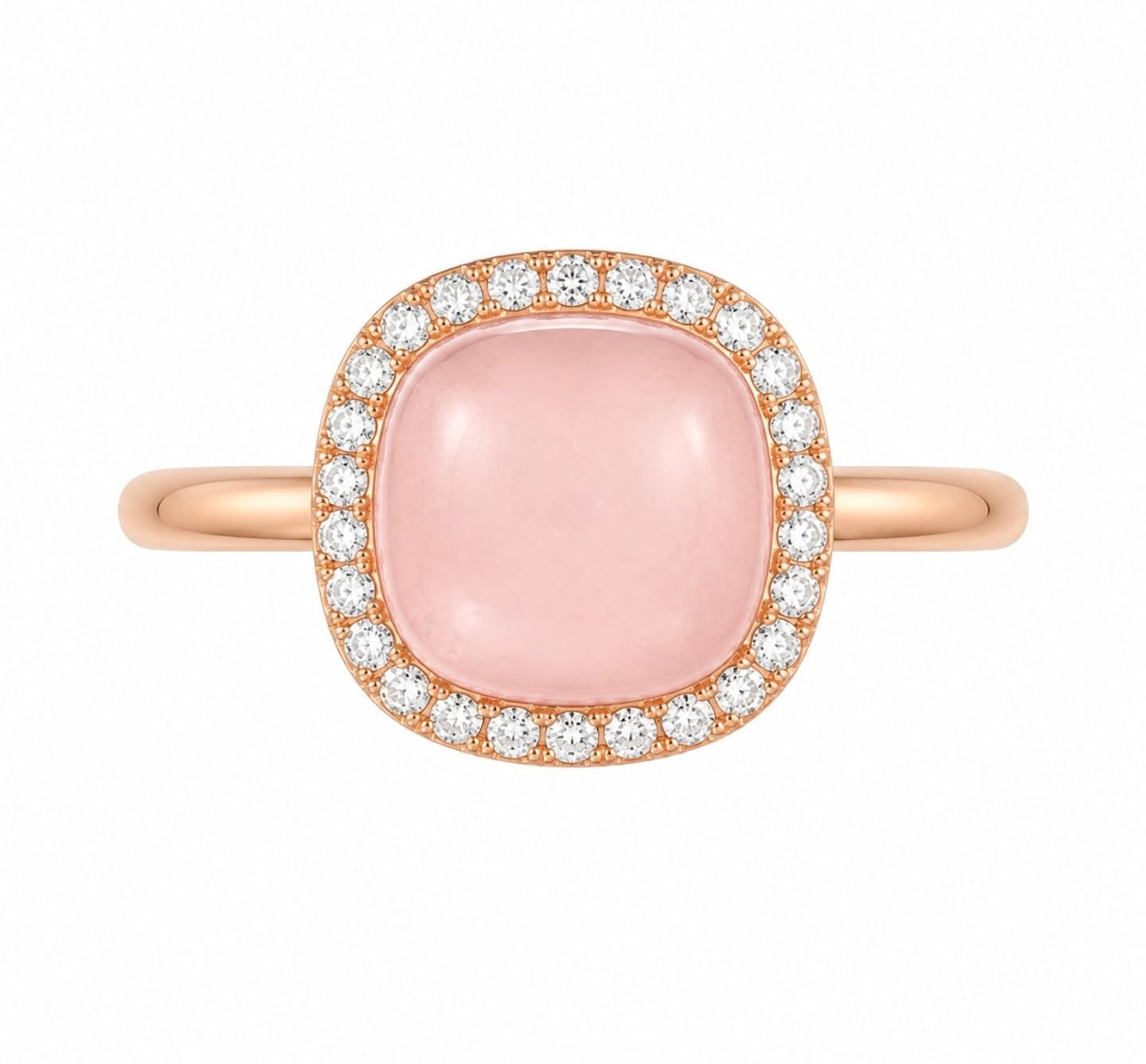 Rose Quartz Ring — Ministry of Gems exclusive design