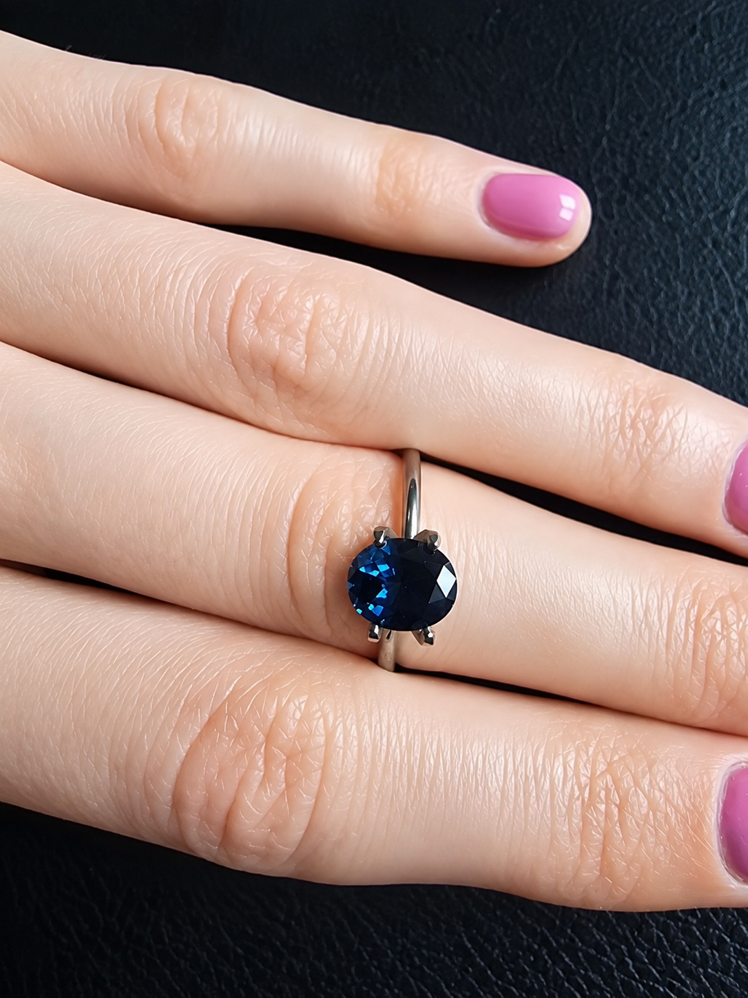 Teal Australian Sapphire 1.27ct Round