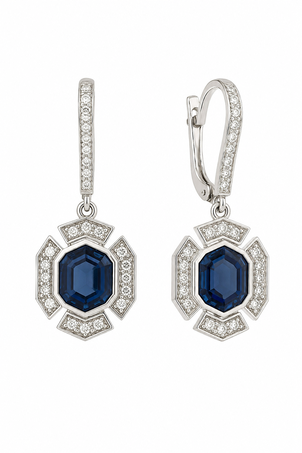 Lagoon — London Blue Topaz Deco Drops — Ministry of Gems
