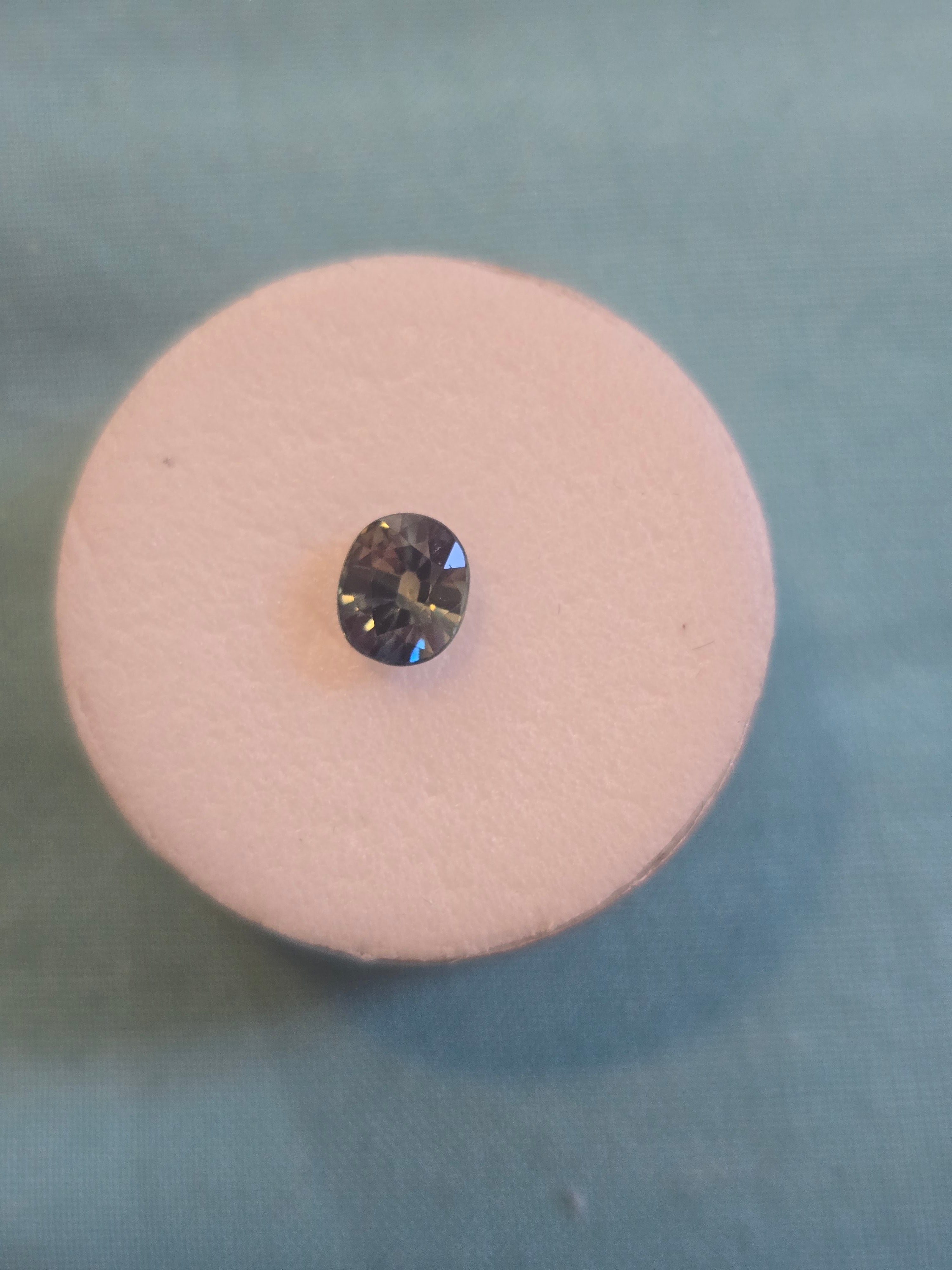 Blue-Yellow Parti Australian Sapphire 1.44ct Oval