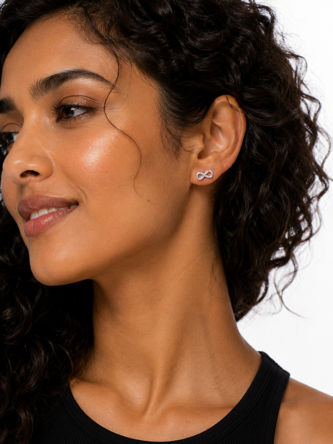 Whisper — Diamond Ribbon Studs — Ministry of Gems