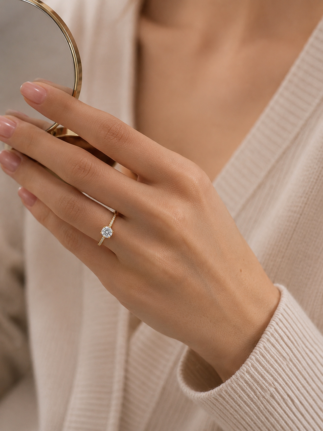 Round Diamond Ring — Ministry of Gems exclusive design