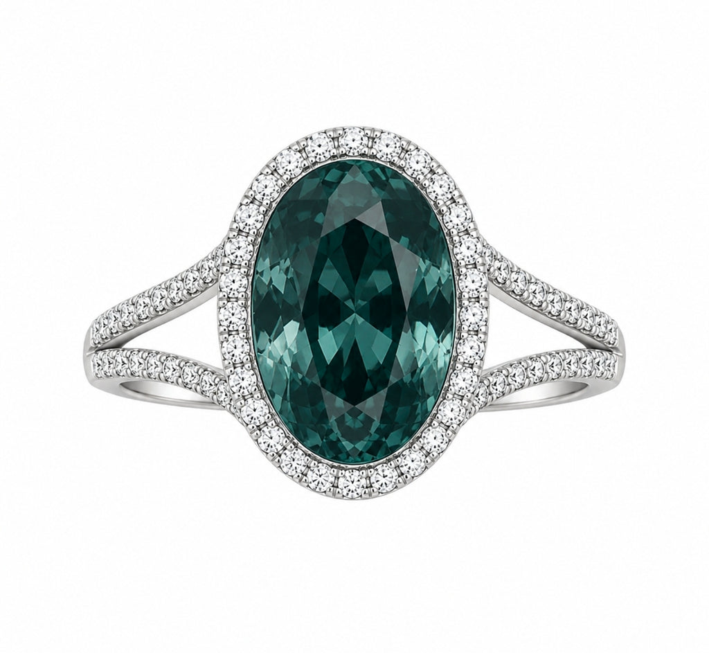 Altair — Australian Teal Sapphire Ring — Ministry of Gems
