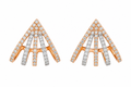 Rayonnée — Diamond Cage Climber Earrings — Ministry of Gems
