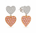 Double Heart Earrings — Ministry of Gems exclusive design