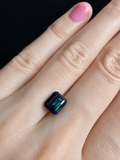 Deep Blue Australian Sapphire 1.90ct Emerald Cut