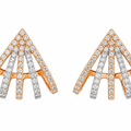Diamond Cage Climber Earrings
