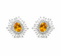 Yellow Sapphire Ballerina Studs — Ministry of Gems