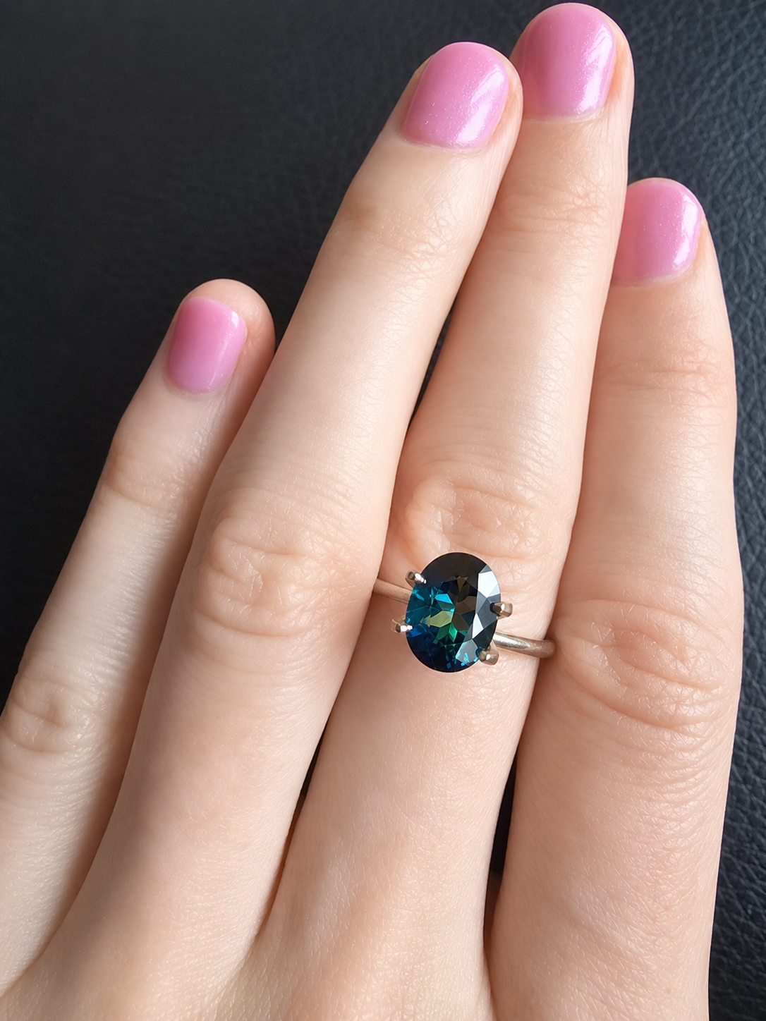 Blue Australian Sapphire 1.97ct Oval
