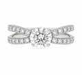 Sandro — Crossover Pavé Ring — Ministry of Gems