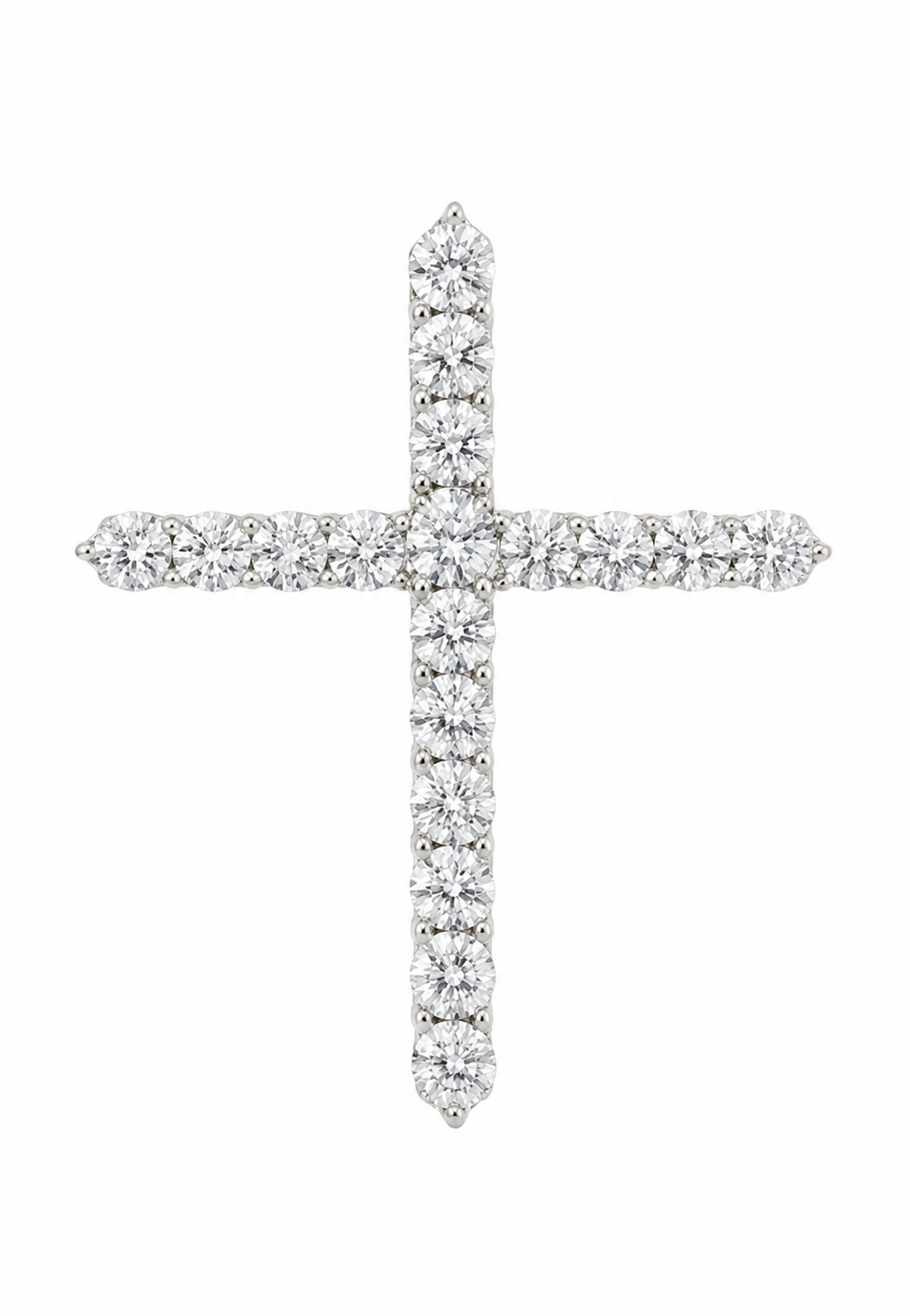 Diamond Cross Pendant — Ministry of Gems