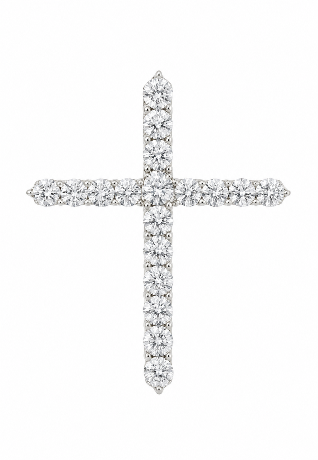 Diamond Cross Pendant — Ministry of Gems