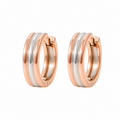 Eterna — Tri-Tone Triple Hoop Earrings — Ministry of Gems