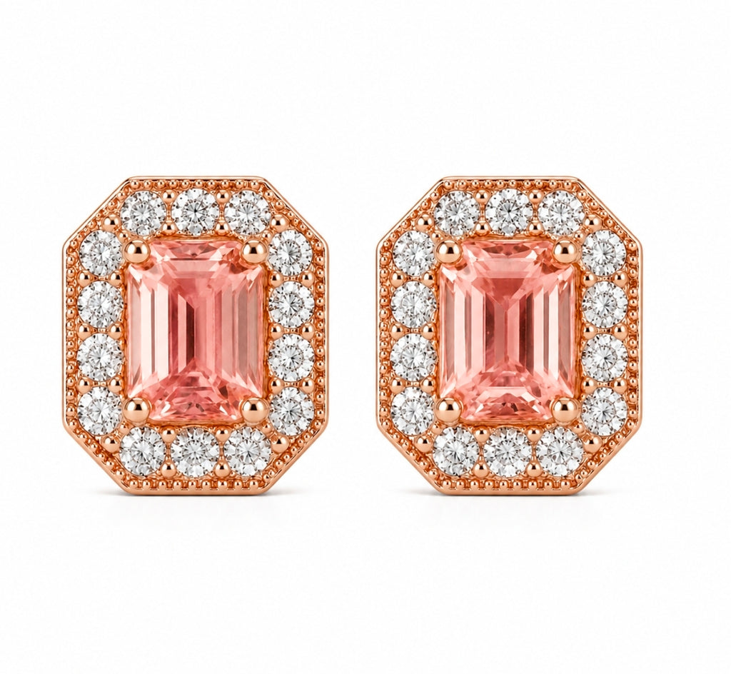Art Deco Gemstone Earrings — Ministry of Gems exclusive design
