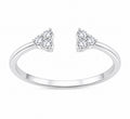 Trio Open Diamond Ring — Ministry of Gems